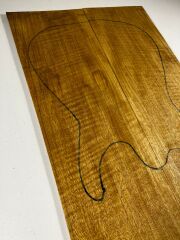 AAA Grade Curly Limba Electric Guitar Drop Top Book Matched Set No:03