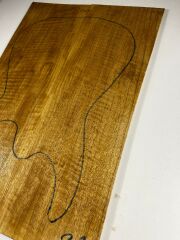 AAA Grade Curly Limba Electric Guitar Drop Top Book Matched Set No:03