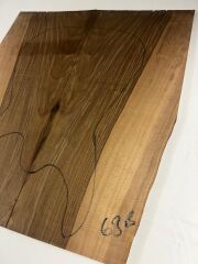 Turkish Black Walnut Drop Top Luthier Guitar Figured Wood Bookmatched Set No:63