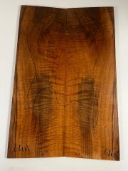 Turkish Curly Walnut Drop Top Luthier Guitar Figured Wood Bookmatched Set No:64