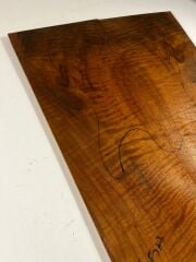 Turkish Curly Walnut Drop Top Luthier Guitar Figured Wood Bookmatched Set No:65