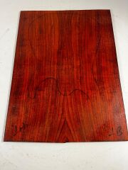 AAA Grade African Padouk Electric Guitar Drop Top Book Matched Set No:01