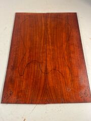 AAA Grade African Padouk Electric Guitar Drop Top Book Matched Set No:02