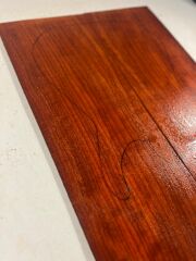 AAA Grade African Padouk Electric Guitar Drop Top Book Matched Set No:02