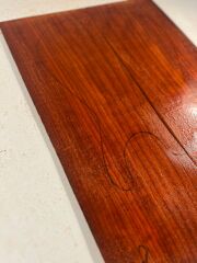 AAA Grade African Padouk Electric Guitar Drop Top Book Matched Set No:03