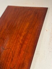 AAA Grade African Padouk Electric Guitar Drop Top Book Matched Set No:03