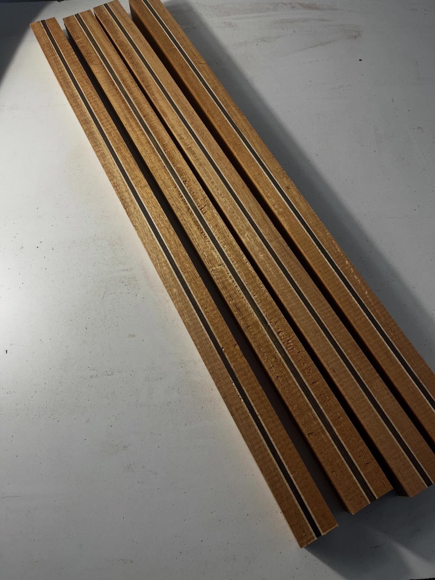 Lamine  Maun/Wenge/Akçaağaç Bağlama Sap ahşabı