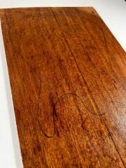 Birdseye Sapele Electric Guitar Drop Top set Bookmatch #3