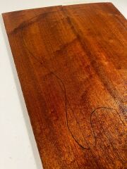 Figured Sapele Electric Guitar Drop Top set Bookmatch #8