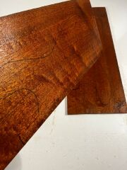 Figured Sapele Electric Guitar Drop Top set Bookmatch #8