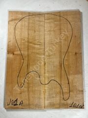 Figured Maple Drop Top Luthier Guitar Figured Wood Bookmatched Set No:101