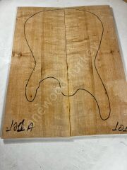 Figured Maple Drop Top Luthier Guitar Figured Wood Bookmatched Set No:101