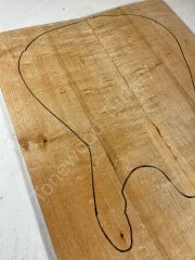 Figured Maple Drop Top Luthier Guitar Figured Wood Bookmatched Set No:101