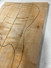 Figured Maple Drop Top Luthier Guitar Figured Wood Bookmatched Set No:101