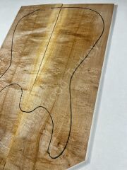 Figured Maple Drop Top Luthier Guitar Figured Wood Bookmatched Set No:103