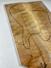 Figured Maple Drop Top Luthier Guitar Figured Wood Bookmatched Set No:103