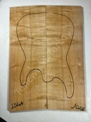 Figured Maple Drop Top Luthier Guitar Figured Wood Bookmatched Set No:104