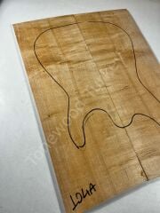 Figured Maple Drop Top Luthier Guitar Figured Wood Bookmatched Set No:104
