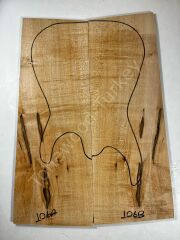 Inkline Flame Maple Drop Top Luthier Guitar Figured Wood Bookmatched Set No:106