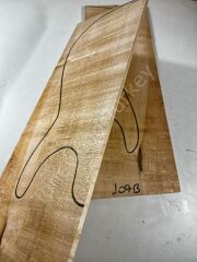 Inkline Flame Maple Drop Top Luthier Guitar Figured Wood Bookmatched Set No:107