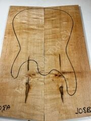 Inkline Quilted Maple Drop Top Luthier Guitar Figured Wood Bookmatched Set No:108