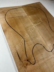 Ambrosia Maple Drop Top Luthier Guitar Figured Wood Bookmatched Set No:110