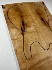 Figured Maple Drop Top Luthier Guitar Figured Wood Bookmatched Set No:115