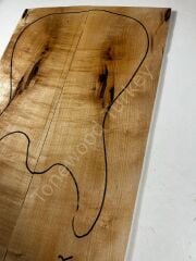 Figured Maple Drop Top Luthier Guitar Figured Wood Bookmatched Set No:115