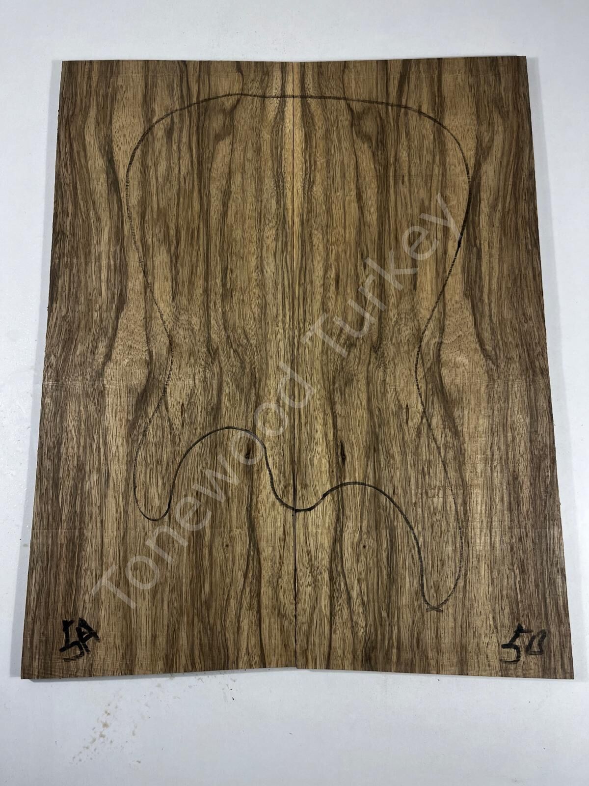AAA Grade Black Limba Electric Guitar Drop Top Book Matched Set No:05