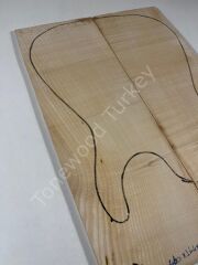 Flame Maple Drop Top Luthier Guitar Figured Wood Bookmatched Set No:31