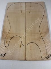 Flame Maple Drop Top Luthier Guitar Figured Wood Bookmatched Set No:32