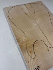 Flame Maple Drop Top Luthier Guitar Figured Wood Bookmatched Set No:32