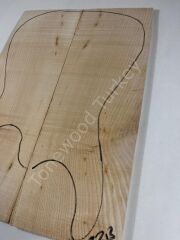 Flame Maple Drop Top Luthier Guitar Figured Wood Bookmatched Set No:32