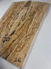 Master Grade Spalted Swamp Ash Drop Top Wood For Electric Bass Guitar no:1