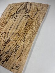 Master Grade Spalted Swamp Ash Drop Top Wood For Electric Bass Guitar no:2