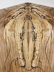 AAA Grade Spalted Swamp Ash Drop Top Wood For Electric Bass Guitar no:4