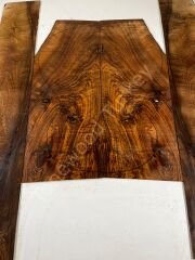 AAA Grade Flame Bastogne Walnut Acoustic Guitar Back And Sides set #6