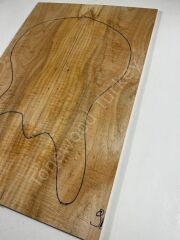 AA Grade Curly Maple Drop Top Luthier Guitar Figured Wood Bookmatched Set No:9