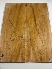 Master Grade Curly Maple Drop Top Luthier Guitar Figured Wood Bookmatched Set No:17