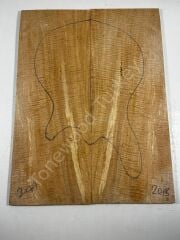 Master Grade Curly Maple Drop Top Luthier Guitar Figured Wood Bookmatched Set No:20