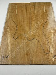 Master Grade Curly Maple Drop Top Luthier Guitar Figured Wood Bookmatched Set No:21
