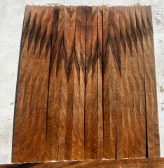 Turkish Walnut Oud Ribs Set No:6