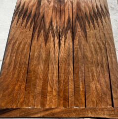 Turkish Walnut Oud Ribs Set No:6