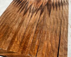 Turkish Walnut Oud Ribs Set No:6