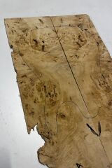 AAA Grade Poplar Mappa Burl Bookmatched Guitar Drop Top Luthier Tonewood #12