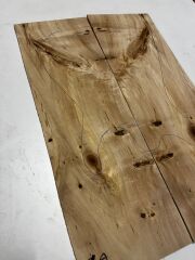 AA Grade Poplar Mappa Burl Bookmatched Guitar Drop Top Luthier Tonewood #4