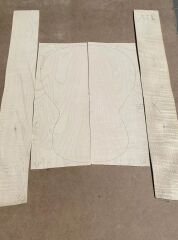 Curly maple Acoustic / Classical Guitar Back And Sides #3