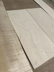 Curly maple Acoustic / Classical Guitar Back And Sides #4