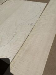 Curly maple Acoustic / Classical Guitar Back And Sides #4