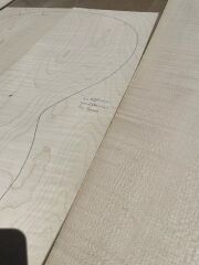 Curly maple Acoustic / Classical Guitar Back And Sides #5